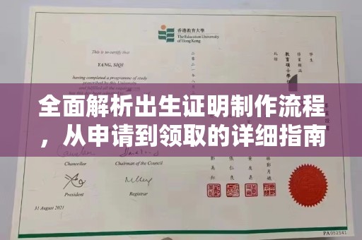 南溪全面解析出生证明制作流程，从申请到领取的详细指南