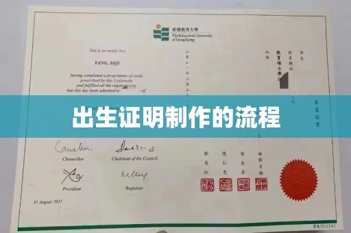 南溪出生证明制作的流程