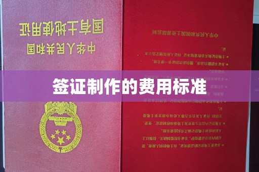 南溪签证制作的费用标准
