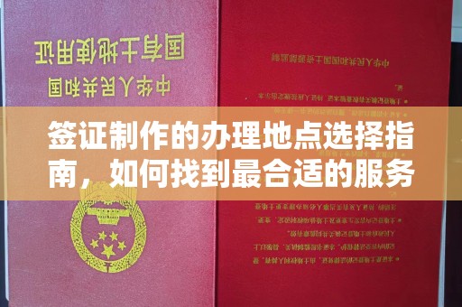 南溪签证制作的办理地点选择指南，如何找到最合适的服务点