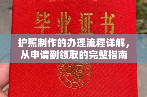 南溪护照制作的办理流程详解，从申请到领取的完整指南