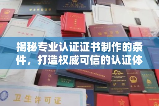 南溪揭秘专业认证证书制作的条件，打造权威可信的认证体系