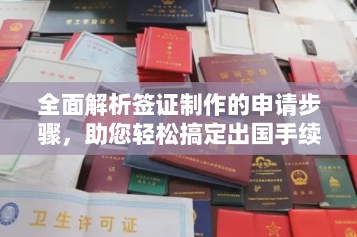 南溪全面解析签证制作的申请步骤，助您轻松搞定出国手续
