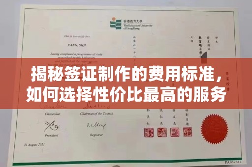 南溪揭秘签证制作的费用标准，如何选择性价比最高的服务？