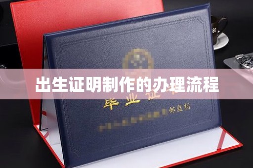 南溪出生证明制作的办理流程